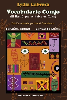 Paperback Vocabulario Congo Book