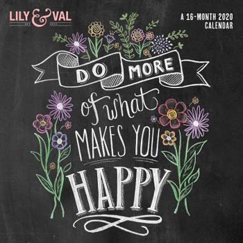 Calendar Cal-2020 Chalkboard - Lily & Val Wall Book