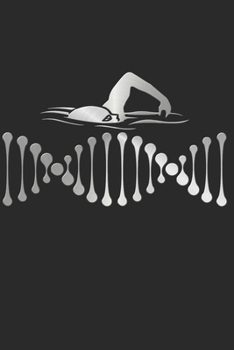 Schwimmen Notizbuch: Schwimmen Notizbuch die Perfekte Geschenkidee f�r Schwimmer oder Wasserratten. Das Taschenbuch hat 120 wei�e Seiten mit Punktraster die dich beim Schreiben oder skizzieren unterst