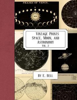 Paperback Vintage Prints: Space, Moon, and Astronomy: Vol. 2 Book