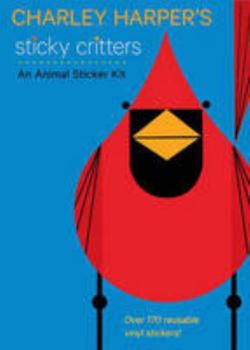 Paperback Charley Harper's Sticky Critters: An Animal Sticker Kit Book