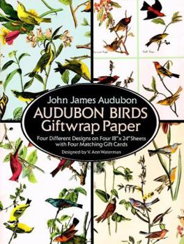 Paperback Audubon Birds Giftwrap Paper Book