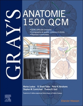 Paperback Gray's Anatomie - 1 500 Qcm [French] Book