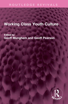 Paperback Working Class Youth Culture Book