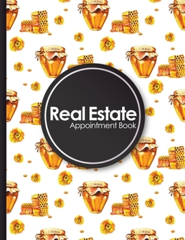 Paperback Real Estate Appointment Book: 6 Columns Appointment Organizer, Client Appointment Book, Scheduling Appointment Calendar Book