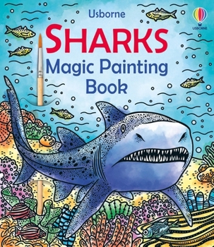 Paperback Sharks Magic Painting Book