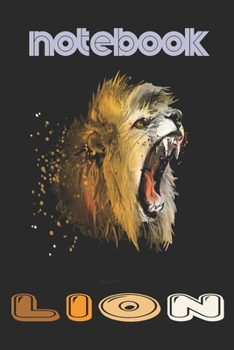 Notebook Lion: Illustration Of A Low Poly Lioness Face , Journal for Writing, College Ruled Size 6" x 9", 100 Pages