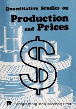 Paperback Quantitative Studies on Production and Prices [German] Book