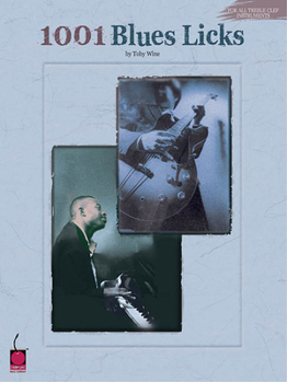 Paperback 1001 Blues Licks: For All Treble Clef Instruments Book