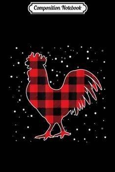 Composition Notebook: Buffalo Plaid Chicken Christmas Matching Pajama Xmas Gift  Journal/Notebook Blank Lined Ruled 6x9 100 Pages