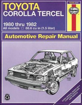 Paperback Toyota Corolla and Tercel, 1980-82 (Haynes Repair Manuals) Book