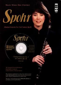 Paperback Spohr Concerto No. 1 in C Minor, Op. 26: Clarinet [With 2 CDs] Book