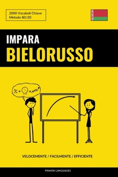 Paperback Impara il Bielorusso - Velocemente / Facilmente / Efficiente: 2000 Vocaboli Chiave [Italian] Book