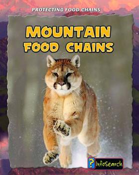 Library Binding Mountain Food Chains Book