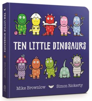 Board book Ten Little Dinosaurs Book