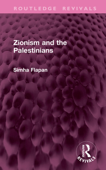 Hardcover Zionism and the Palestinians Book