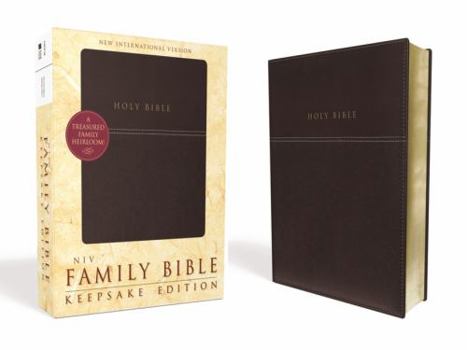Imitation Leather Family Bible-NIV-Keepsake Book