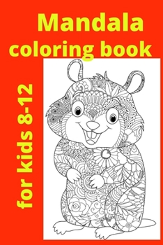Paperback Mandala coloring book for kids 8-12 [Large Print] Book