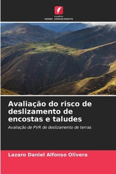 Paperback Avaliação do risco de deslizamento de encostas e taludes [Portuguese] Book
