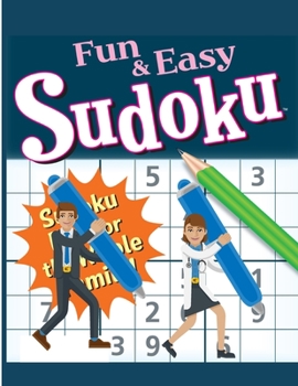 Paperback Easy Sudoku Puzzles Book with Solutions - Perfect for Beginners Book