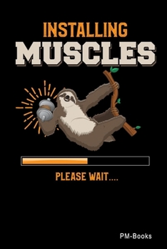 Paperback Installing Muscles Please Wait: Kariertes A5 Notizbuch oder Heft f?r Sch?ler, Studenten und Erwachsene Book