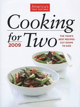 Hardcover Cooking for Two: The Year's Best Recipes Cut Down to Size Book
