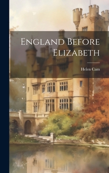 Hardcover England Before Elizabeth Book