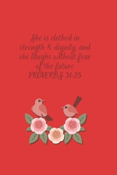 Paperback Proverbs 31: 25: Monthly Planner Book