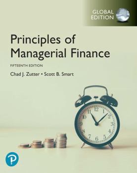 Paperback Principles of Managerial Finance, Global Edition Book