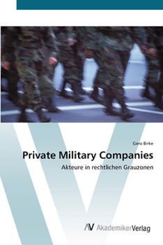 Paperback Private Military Companies [German] Book