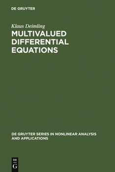 Hardcover Multivalued Differential Equations Book