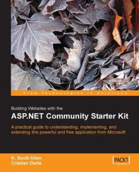 Paperback Building Websites with the ASP.NET Community Starter Kit Book