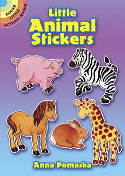 Paperback Little Animal Stickers Book