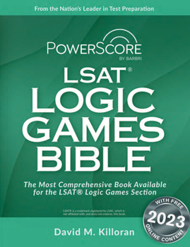 Paperback Powerscore LSAT Logic Games Bible Book