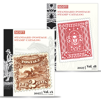 Paperback 2027 Scott Stamp Postage Catalogue Volume 1: Cover Us, Un, Countries A-B (2 Copy Set): Scott Stamp Postage Catalogue Volume 1: Us, Un and Contries A-B Book