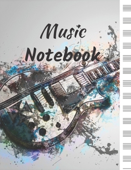Paperback Music Notebook: Blank Music Notebook: for musicians, composers, students, and educators (8.5x11), 110 pages 13 stave per page Book