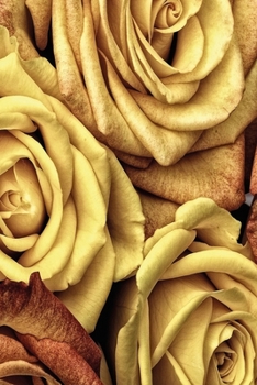 Paperback Colorful roses yellow Version: Notebook, Diary and Journal with 120 Lined Pages with fancy flower pattern Book