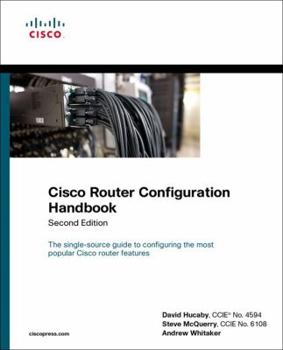 Paperback Cisco Router Configuration Handbook Book