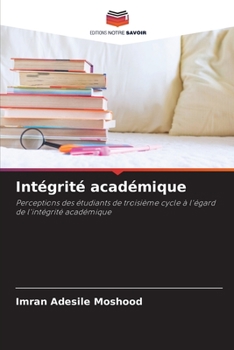 Paperback Intégrité académique [French] Book