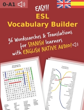 Paperback EASY ESL Vocabulary Builder: The FUN way to develop a strong vocabulary in English Book