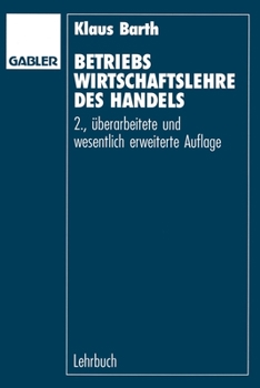 Paperback Betriebswirtschaftslehre des Handels [German] Book