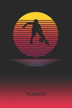Paperback Planner: Basketball Jump Shot 2 Year Weekly Planning Organizer - 2020 - 2021 - Retro Vintage Vaporwave Sunset Cover - January 2 Book