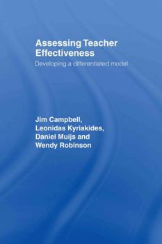 Hardcover Assessing Teacher Effectiveness: Different models Book