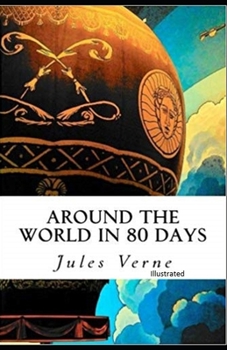 Paperback Around the World in 80 Days Illustrated Book