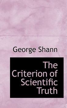 The Criterion of Scientific Truth