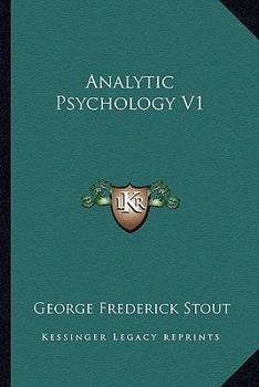 Paperback Analytic Psychology V1 Book