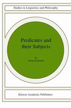 Hardcover Predicates and Their Subjects Book