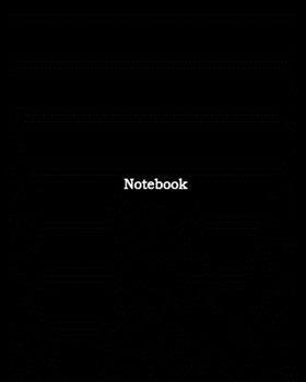 Paperback Notebook: Black Notebook, Journal Book