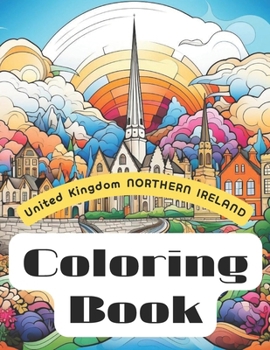 Paperback Coloring Book: UK Northern Ireland Book