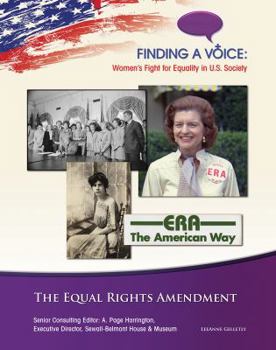 The Equal Rights Amendment - Book  of the Finding a Voice: Women's Fight for Equality in U.S. Society